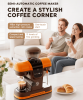PSME2603 Semi-Automatic Coffee Grinder with 19bar Extraction for Rich Oils. Features 11 precision grind levels, 220g coffee pod