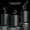 12oz. Stainless Steel Self Heating Coffee Mug with Lid, 3.5" x 3.5" x 5"