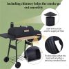 Black Charcoal Barbecue Grill Backyard Picnic Cookware Portable Outdoor Cooking Equipment