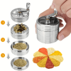 Herb Grinder Spice Herbal Metal Crusher Handle Hand Muller