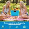 Portable Cooler Hard Shell Ice Chest for Outdoor Picnic